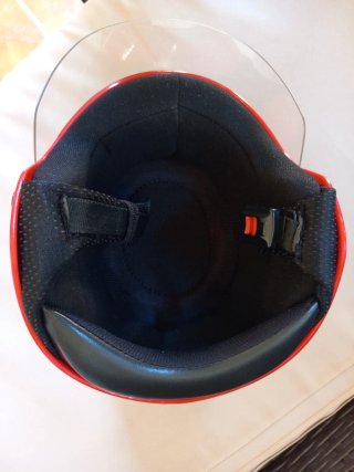 Casco NZI Junior Talla S Rojo. Como nuevo.