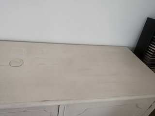 Cómoda de comedor blanco
