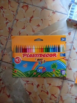 Lápices de colores BIC Plastidecor 24 unidades