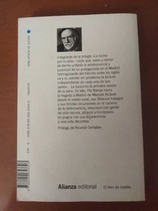 Pio Baroja: Cuentos y La busca