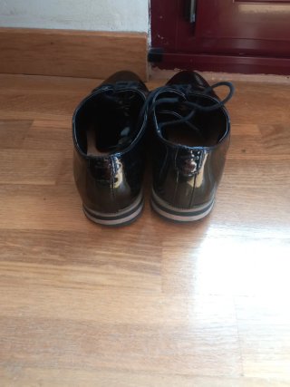 Zapatos charol negros