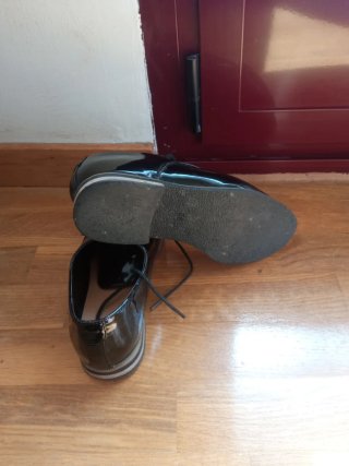 Zapatos charol negros