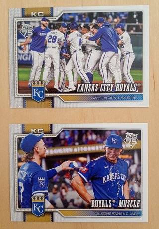 Lote 13 Cromos Kansas City Royals