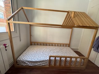Cama Montessori 190x90 + Colchón Viscoelástico