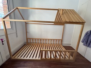 Cama Montessori 190x90 + Colchón Viscoelástico