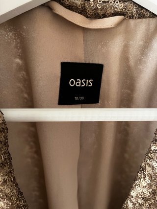 Americana lentejuelas Oasis Talla S