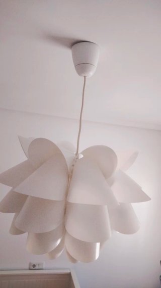 Lámpara de techo colgante blanca
