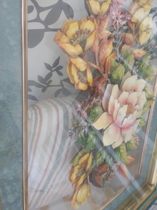 Cuadro Tridimensional Flores