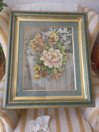 Cuadro Tridimensional Flores