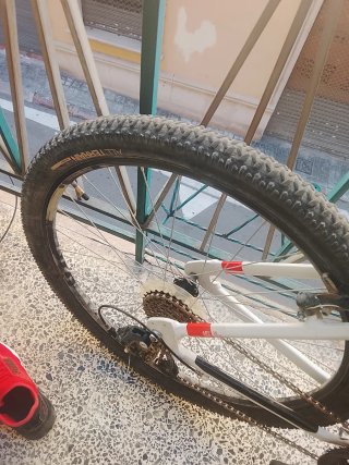 Bicicleta Rockrider Blanca