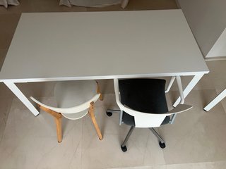 Mesa de oficina JG Group 160x80 blanca