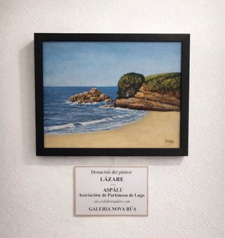 Cuadro “A Mariña Lucense” Jesús Lazaré - acuarela