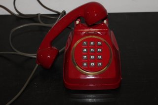 Telefono Rosso Tasti Non Testato