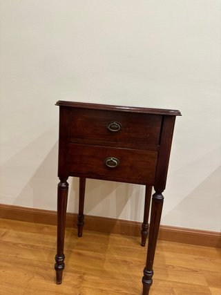 Mesitas de noche de madera (2 unidades)