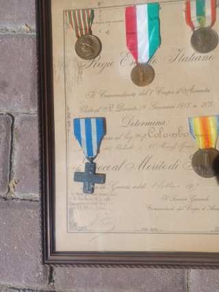 Medallas Militares I Guerra Mundial Italiano