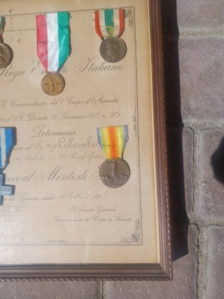 Medallas Militares I Guerra Mundial Italiano