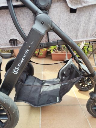 Carrito Capazo Kinderkraft Gris