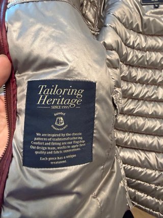 Abrigo plumífero Henry Arroway Cereza Talla L