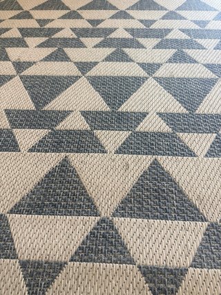 Alfombra Yute Geometría 128x187cm