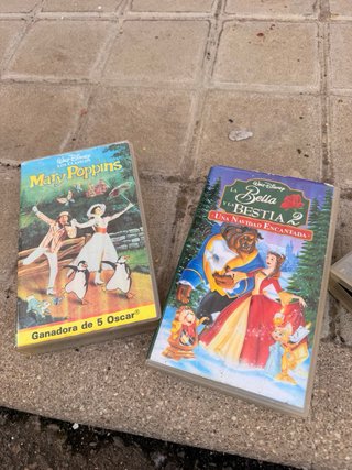 3 Películas VHS Mary Poppins (Español)