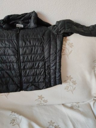 Chaqueta acolchada negra mujer Talla XXL