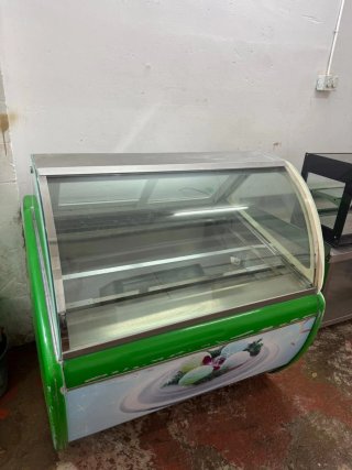 Congelador de helados vitrina expositora