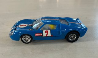 Coche Scalextric Ford GT Azul oscuro