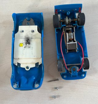 Coche Scalextric Ford GT Azul oscuro