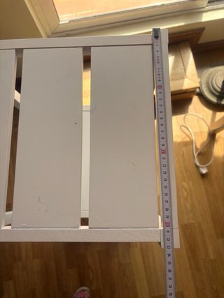 Estantería blanca 4 baldas una ganga solo por 15€