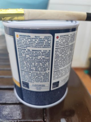 Barniz Tinte Caoba Brillo Macy 750ml