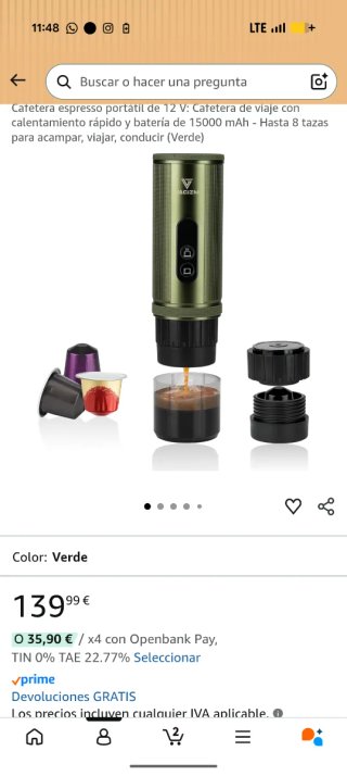 Cafetera Portátil Vagizm