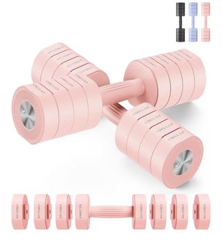 Pack Mancuernas, Fitball y Colchoneta Rosa