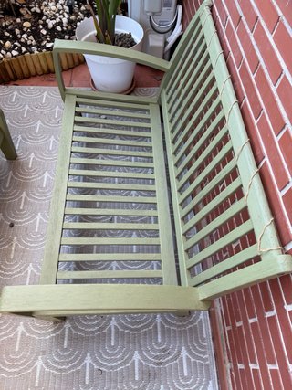 Conjunto de jardín madera y metal