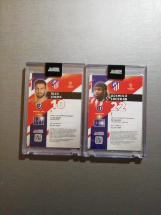 Baena Lookman Atlético de Madrid NUMERADAS