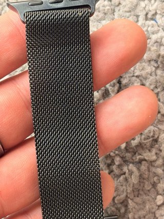 Correa Milanese Loop Gris Oscuro 46mm