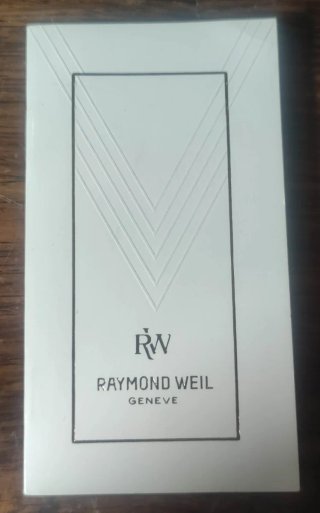 Reloj Raymond Weil chapado oro + Certificado.