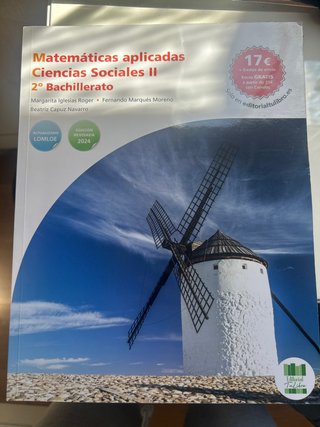 libro matematicas aplicadas ciencias sociales2bach