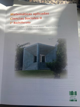libro matematicas aplicadas ciencias sociales2bach