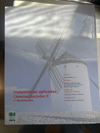 libro matematicas aplicadas ciencias sociales2bach