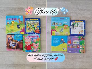 Lotto 4 libri per bambini