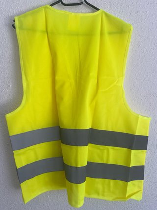 Chaleco de seguridad reflectante amarillo