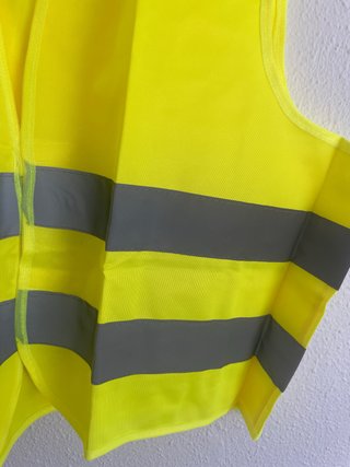 Chaleco de seguridad reflectante amarillo