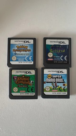 Lote 4 Juegos Nintendo DS: Pokémon, Spyro, Animal