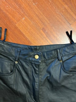 Pantaloni Vera Pelle Donna Tg 46. Misure scritte