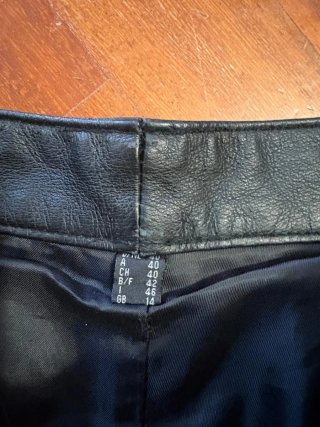 Pantaloni Vera Pelle Donna Tg 46. Misure scritte