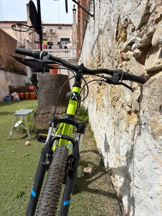 Bicicleta MTB Rockrider ST100 Verde