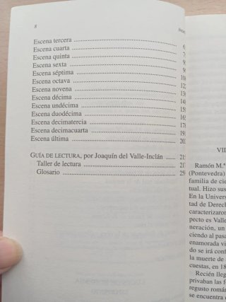 Luces de Bohemia. Ramón del Valle Inclán.