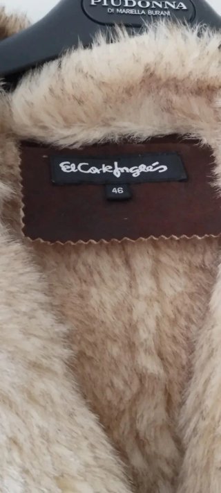 Abrigo largo vintage El Corte Inglés.