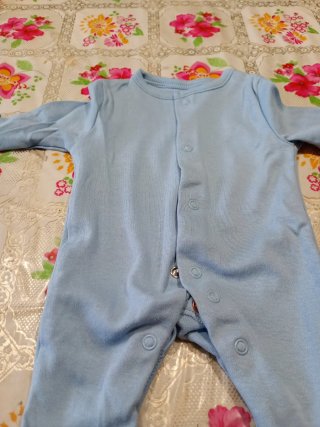 Tutina neonato azzurra