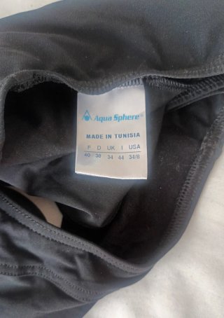 Bañador deportivo Aqua Sphere negro talla M